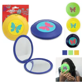 1 Compact Mirror Magnifying Folding Double Sided Powder Makeup Beauty Accessory