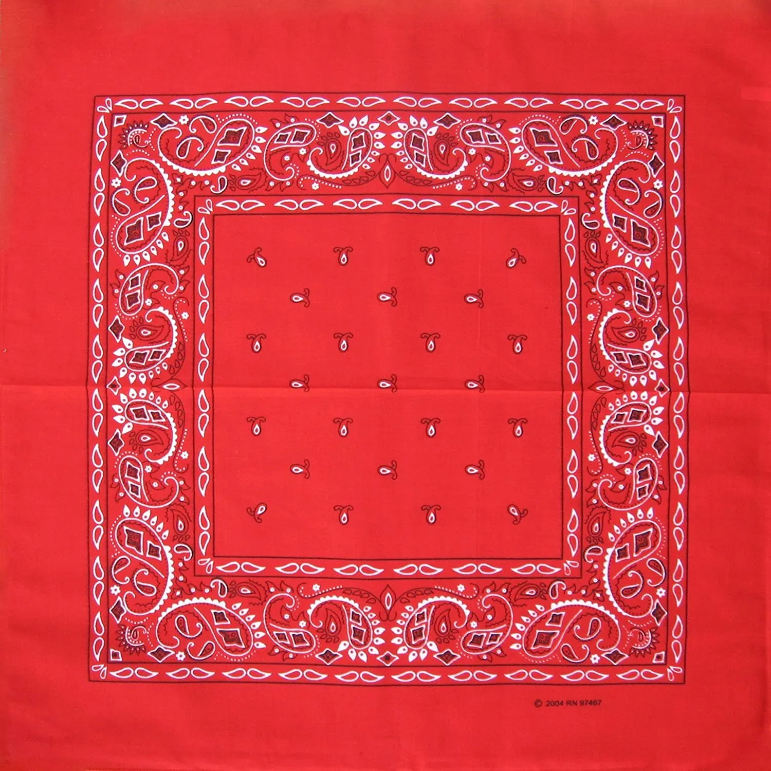 100% Cotton Paisley Bandana