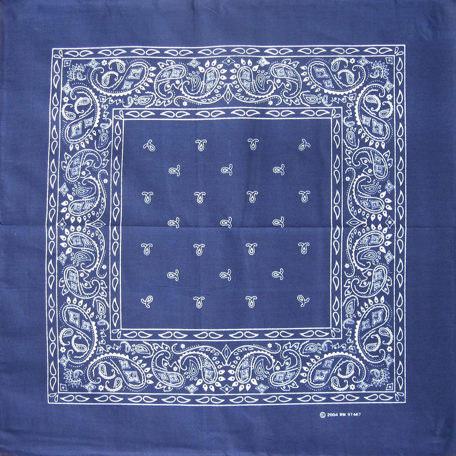 100% Cotton Paisley Bandana