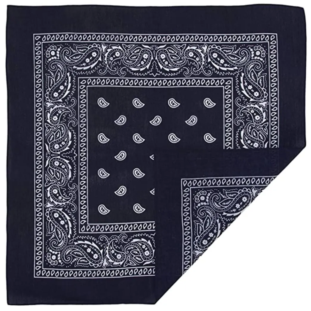 100% Cotton Paisley Bandana