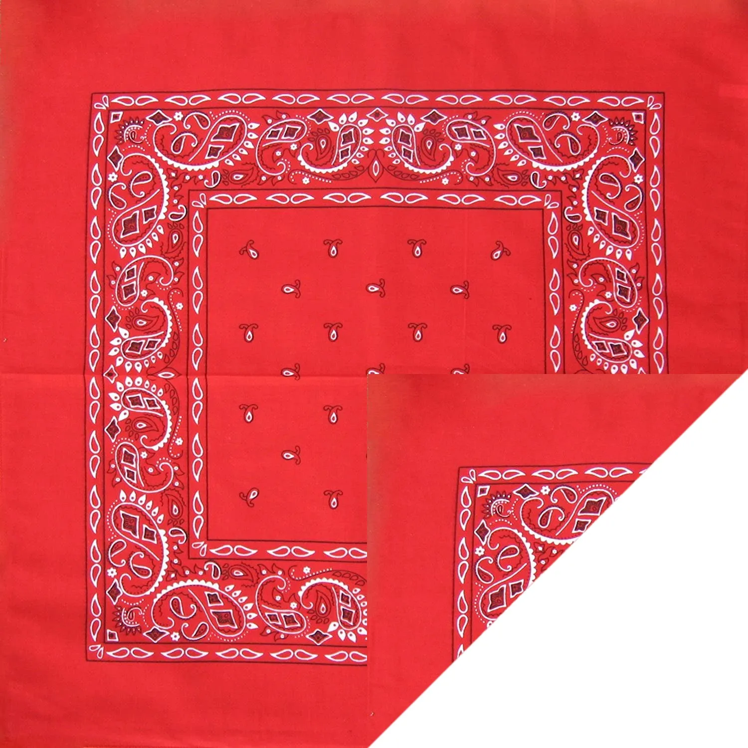 100% Cotton Paisley Bandana