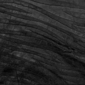 2oz (0.8mm) Black Tiger Embossed Cow Leather (per square foot)