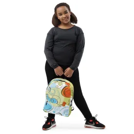 Abstract Scribbles Backpack