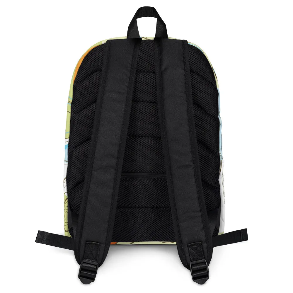 Abstract Scribbles Backpack