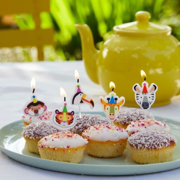 Animal Birthday Candles 5 Pack by Talking Tables
