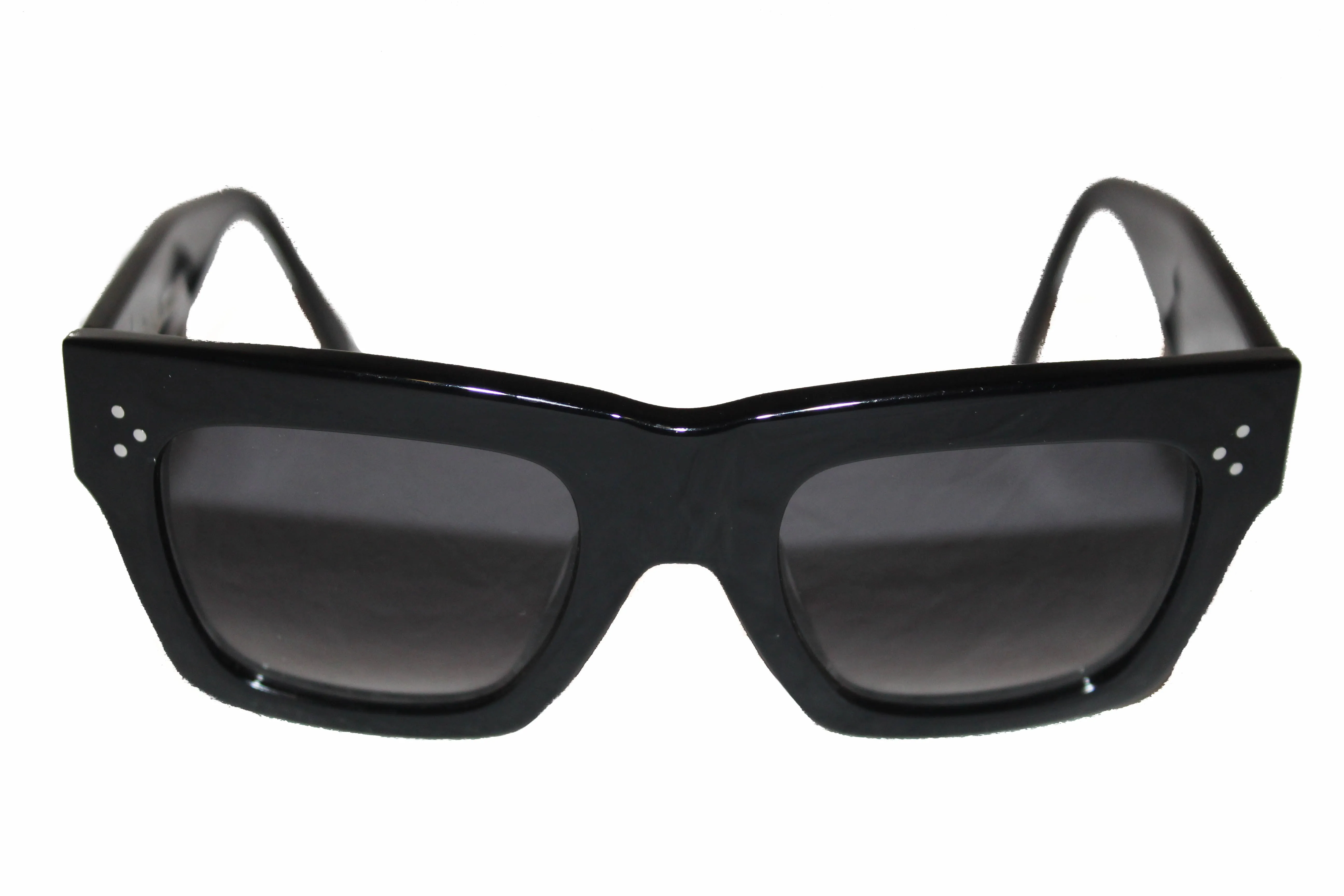 Authentic Celine Black Square Acetate Sunglasses CL 41054/S