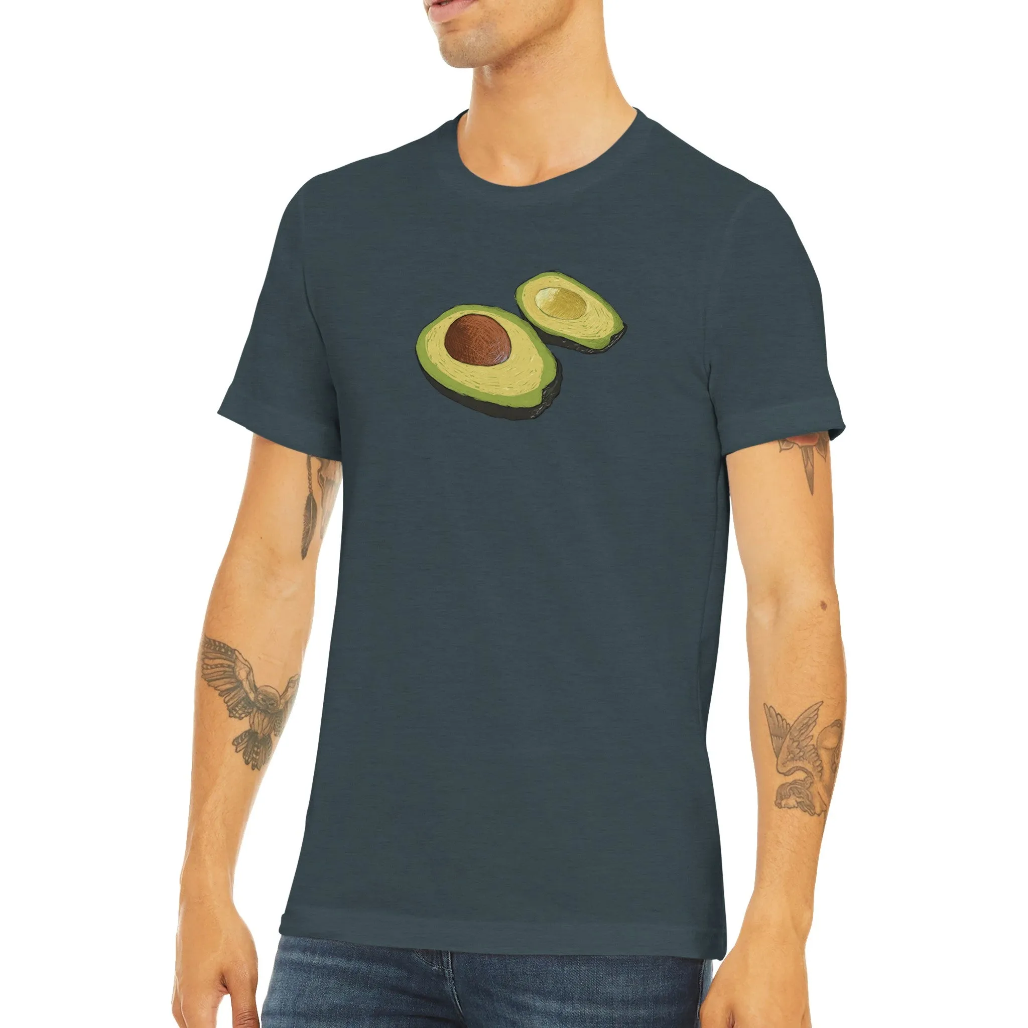 Avocado Triblend Unisex Crewneck T-shirt