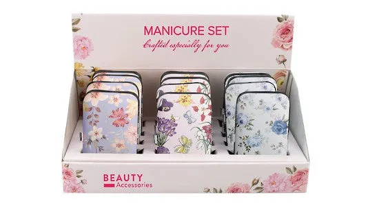 Beauty Accessories Small Floral Manicure Set