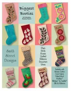 Biggest Booties Machine Embroidery Design Pattern