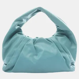 Blue Leather Small The Shoulder Pouch Bag
