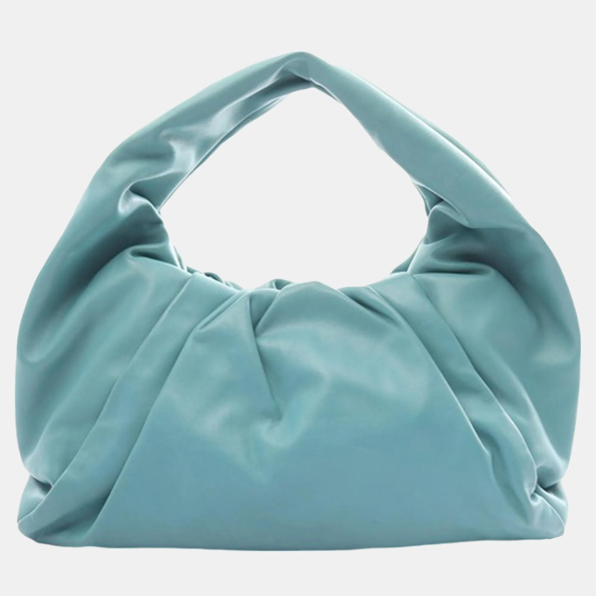 Blue Leather Small The Shoulder Pouch Bag