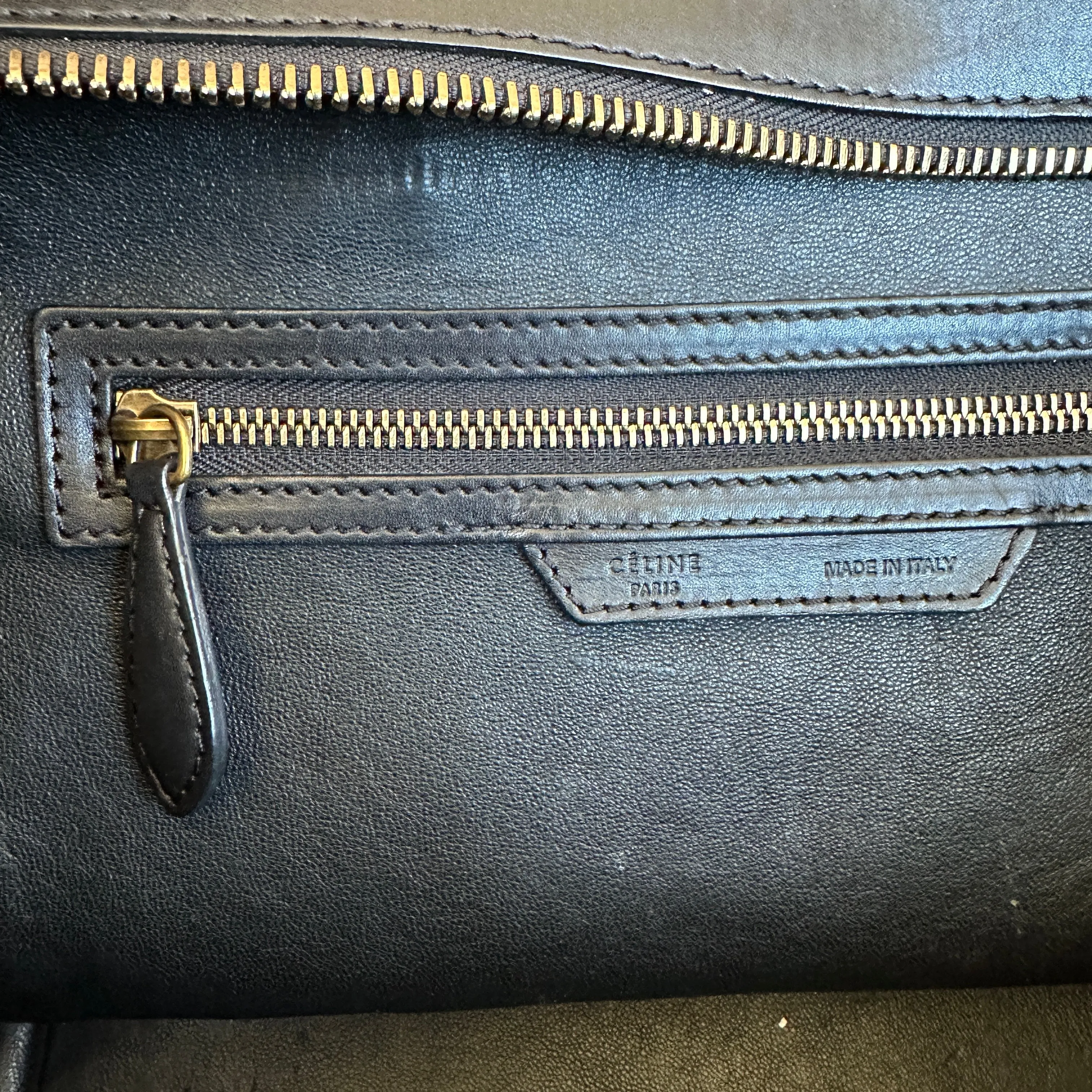 Blue Python Luggage Tote