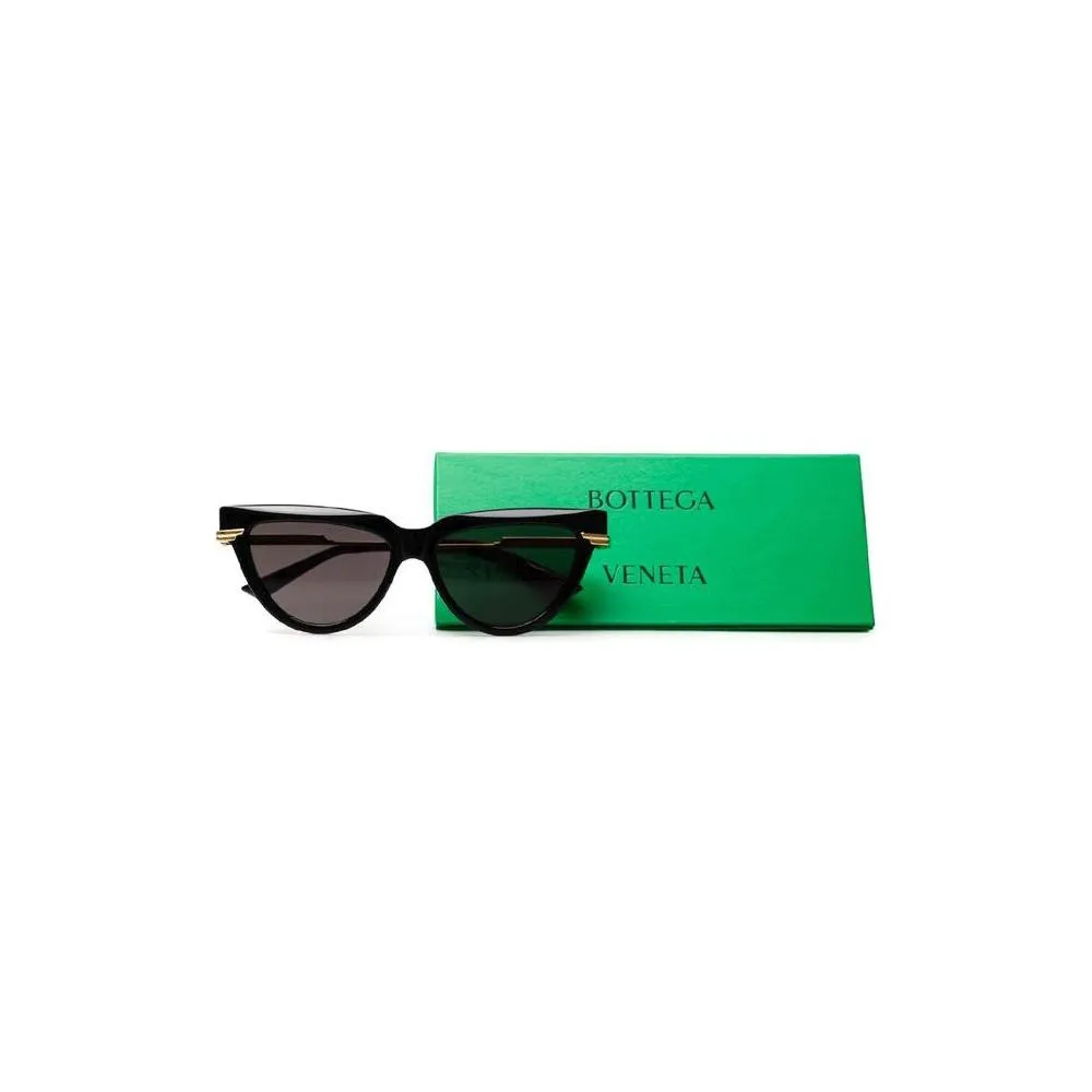Bottega Veneta Black Acetate Sunglasses