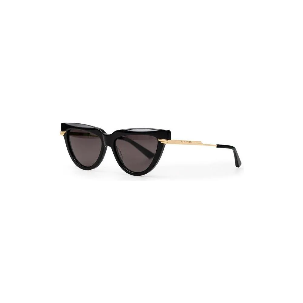 Bottega Veneta Black Acetate Sunglasses