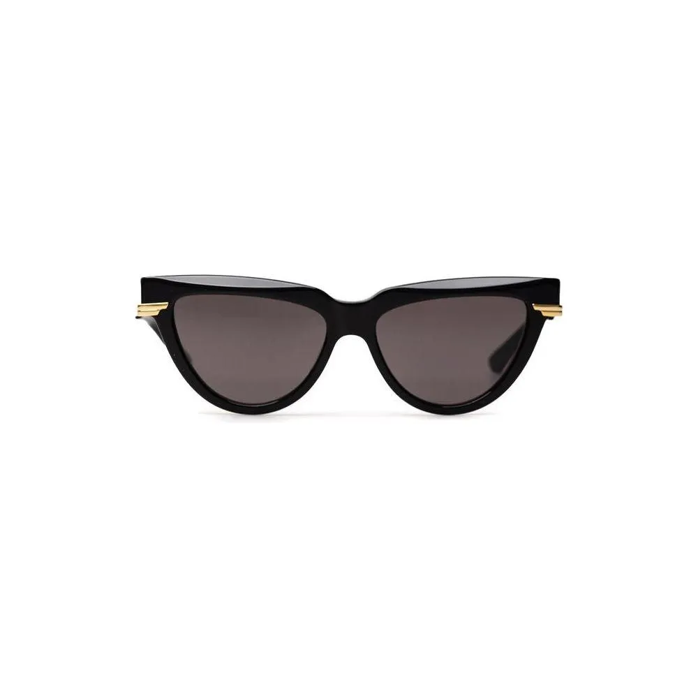 Bottega Veneta Black Acetate Sunglasses