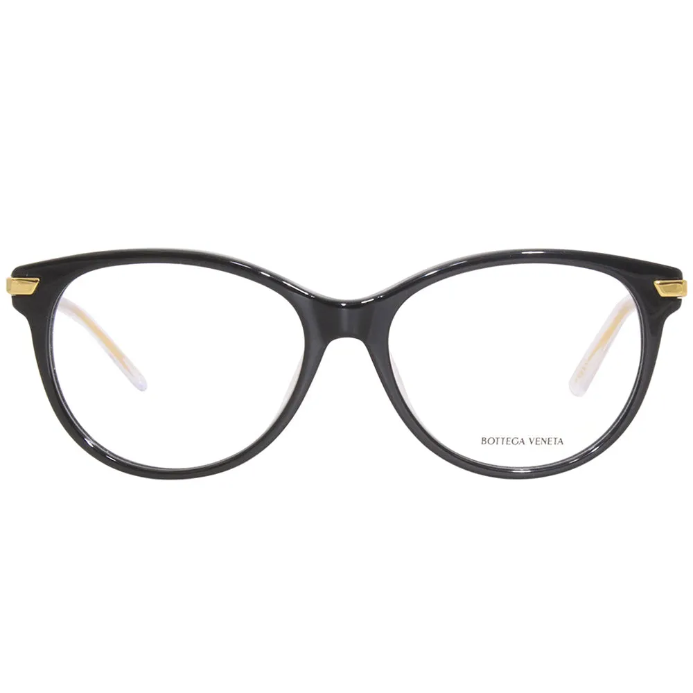 Bottega Veneta  BV 1039O 001 53mm Womens Cat-Eye Eyeglasses 53mm