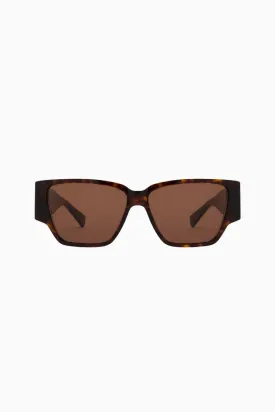 Bottega Veneta Oversized Sunglasses - Havana
