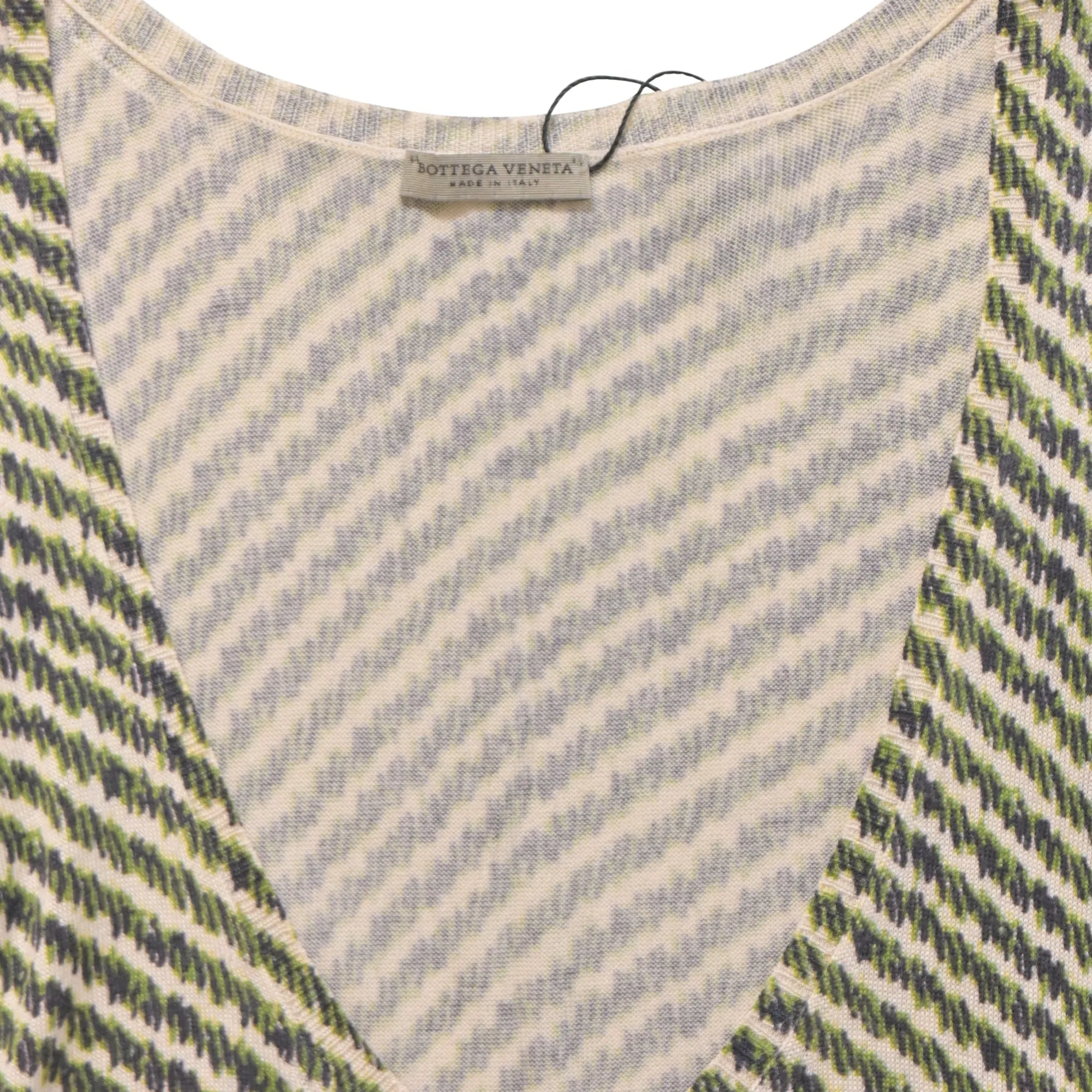 Bottega Veneta Stripe Printed Tank Top in Multicolor Silk