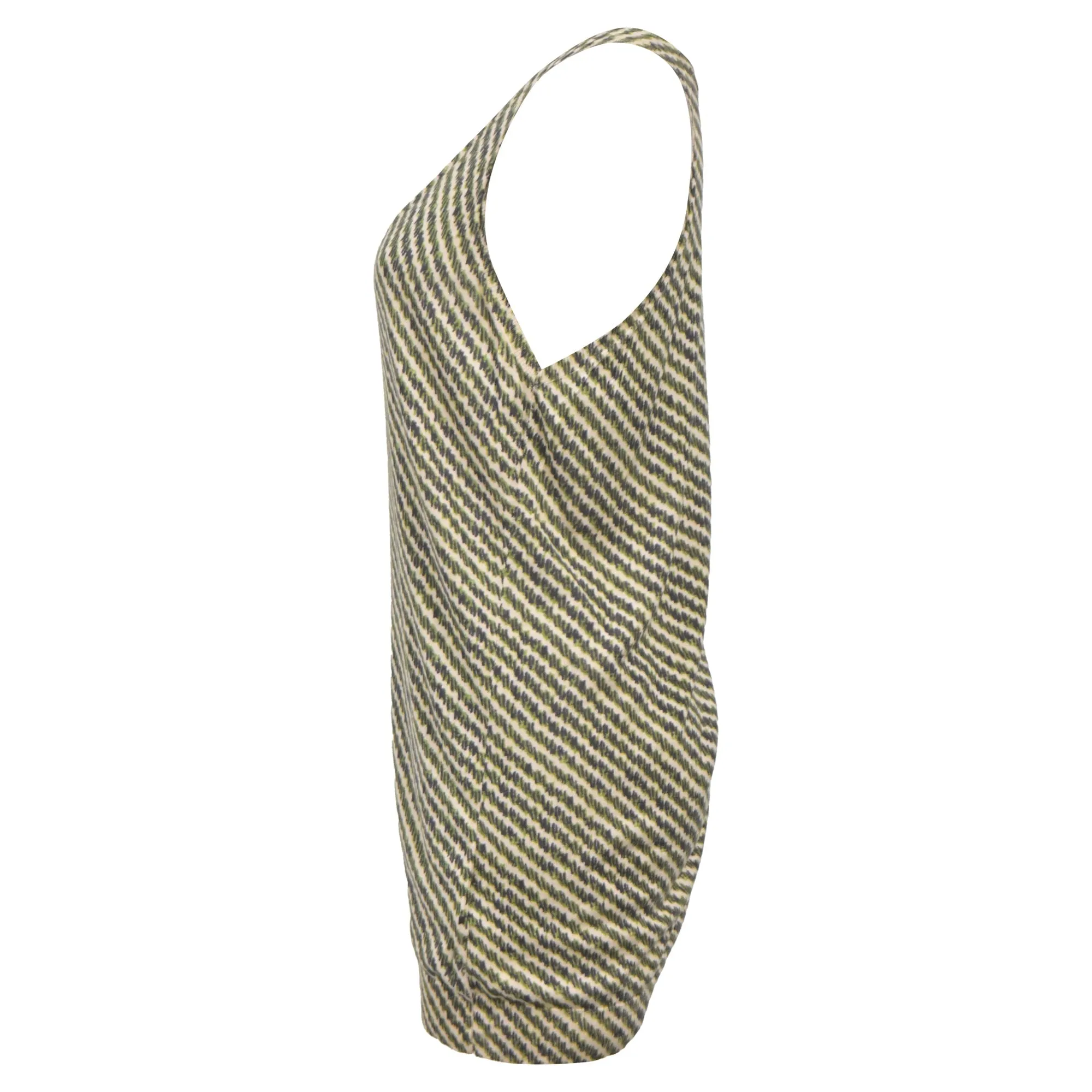 Bottega Veneta Stripe Printed Tank Top in Multicolor Silk