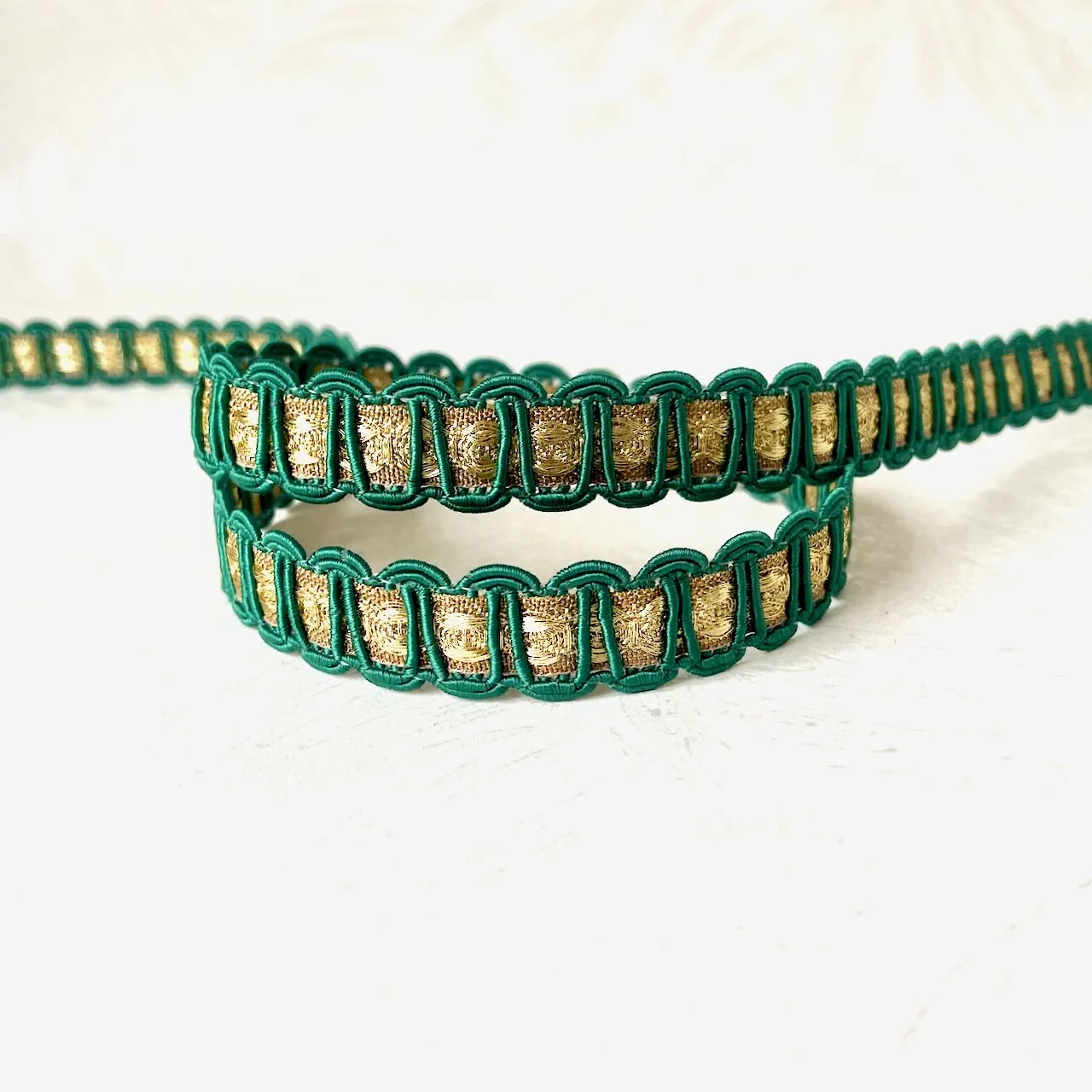 Braid with Metallic Inset - Multiple Colorways