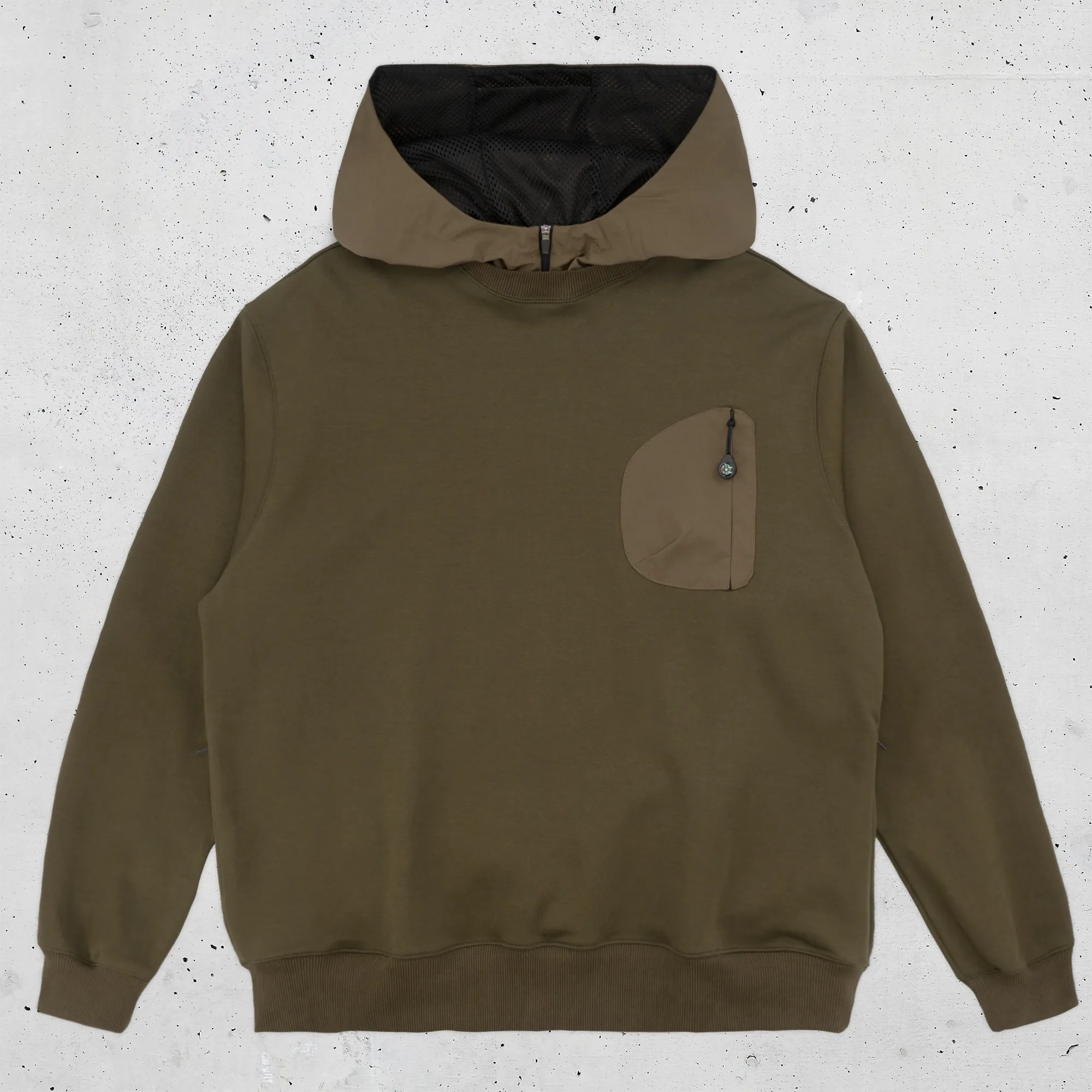 Brand collection 53 - Spliced Hoodie (green)