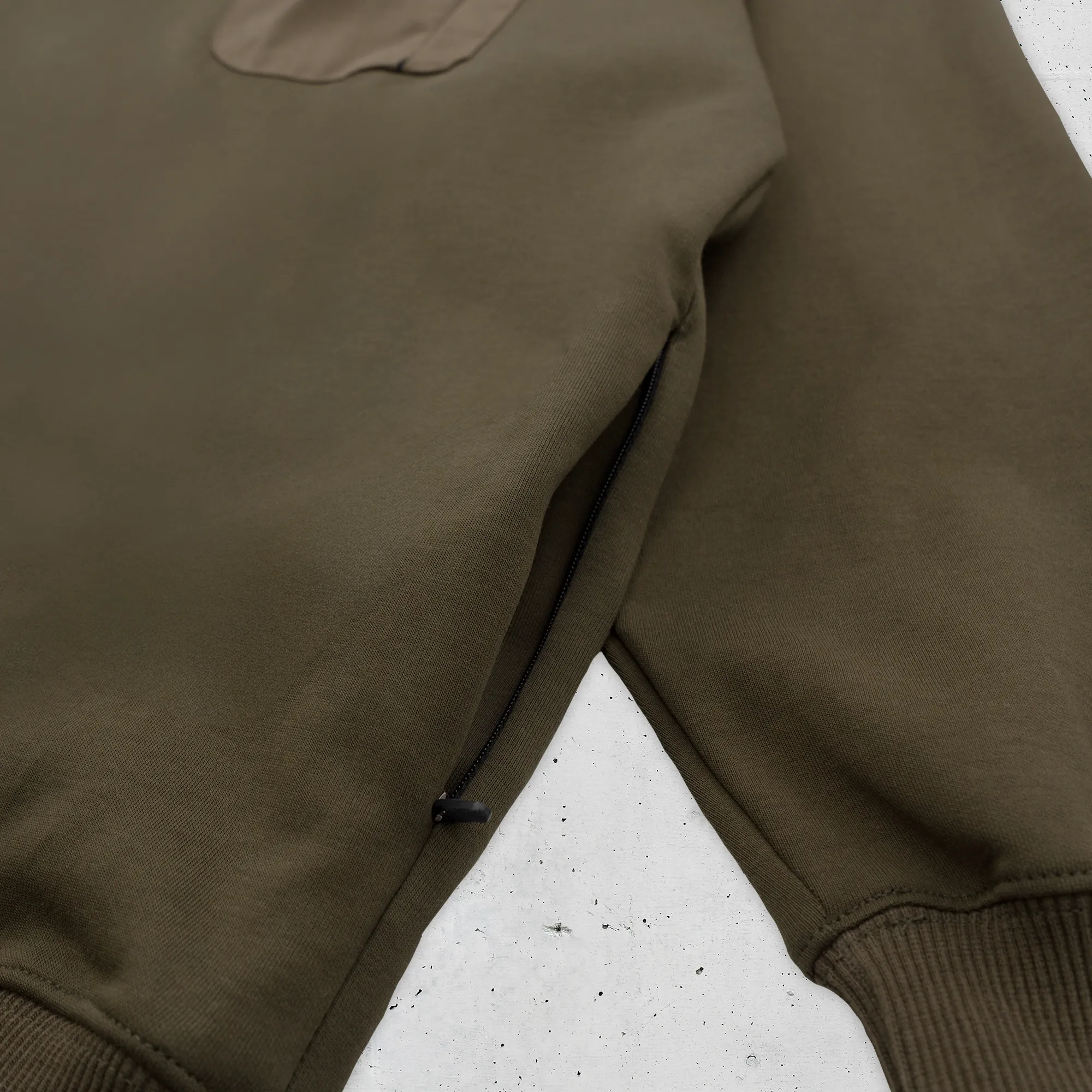 Brand collection 53 - Spliced Hoodie (green)