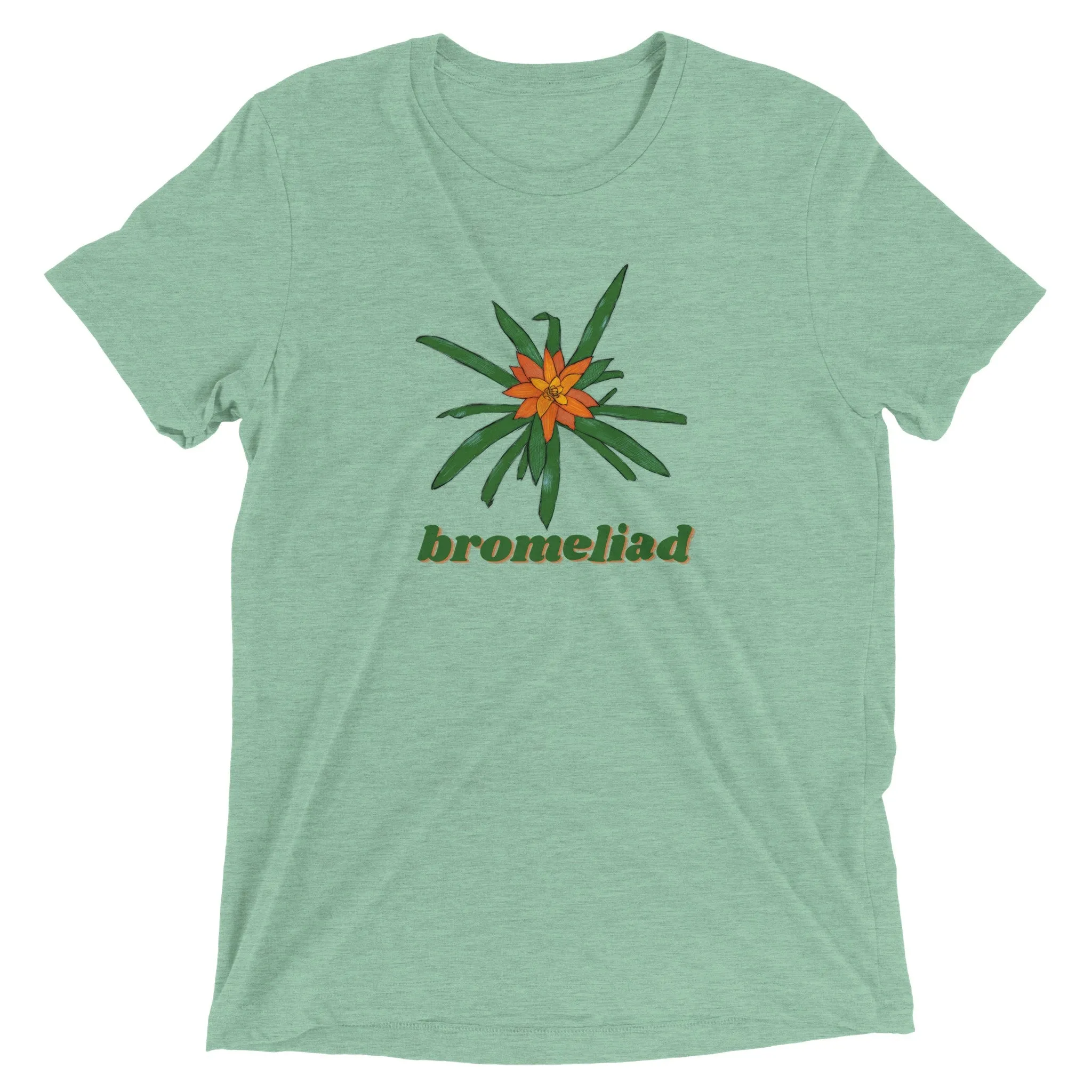 Bromeliad Triblend Unisex Crewneck T-shirt Gardening Houseplant Indoor House Plant Lover Gift Ideas Flower Shirt