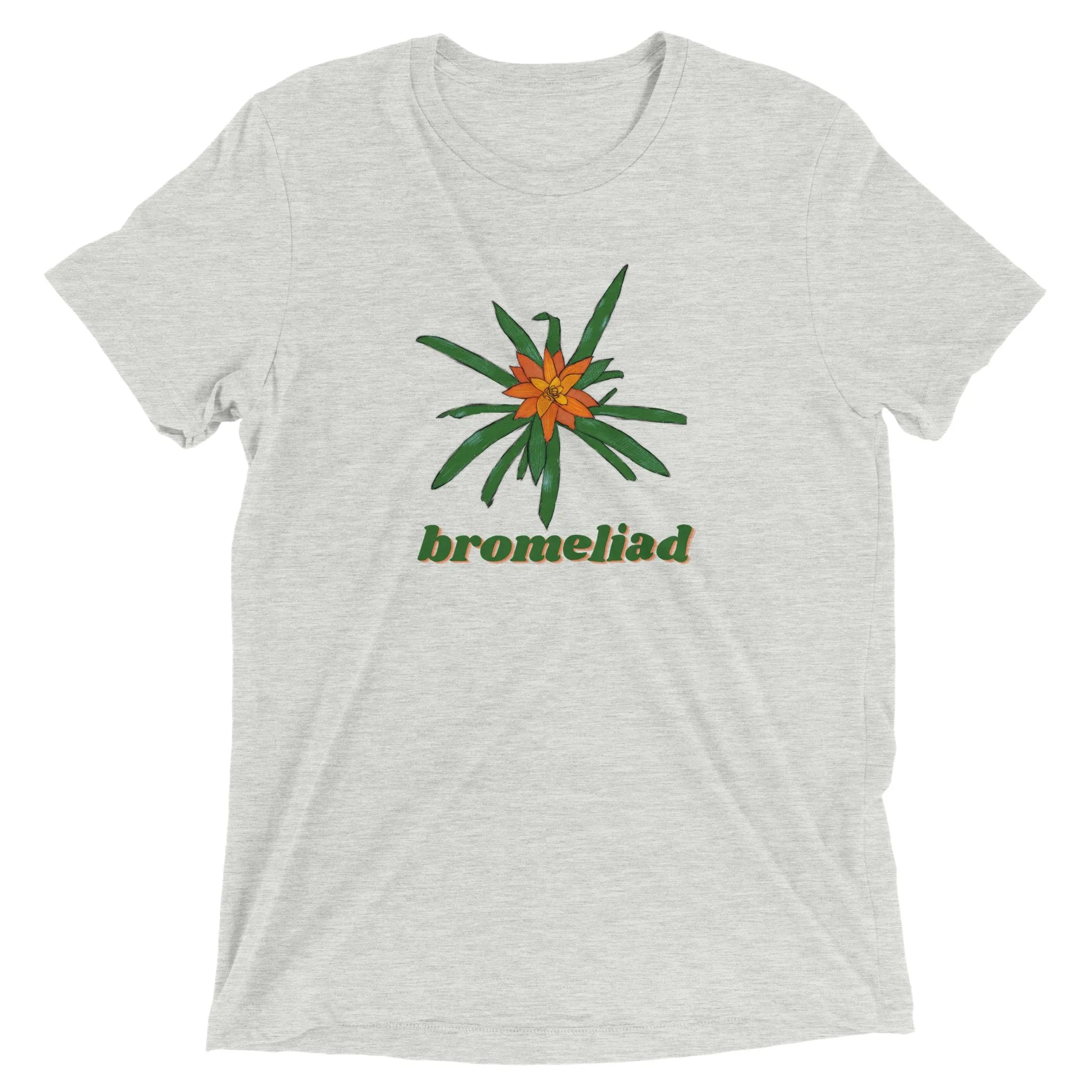 Bromeliad Triblend Unisex Crewneck T-shirt Gardening Houseplant Indoor House Plant Lover Gift Ideas Flower Shirt