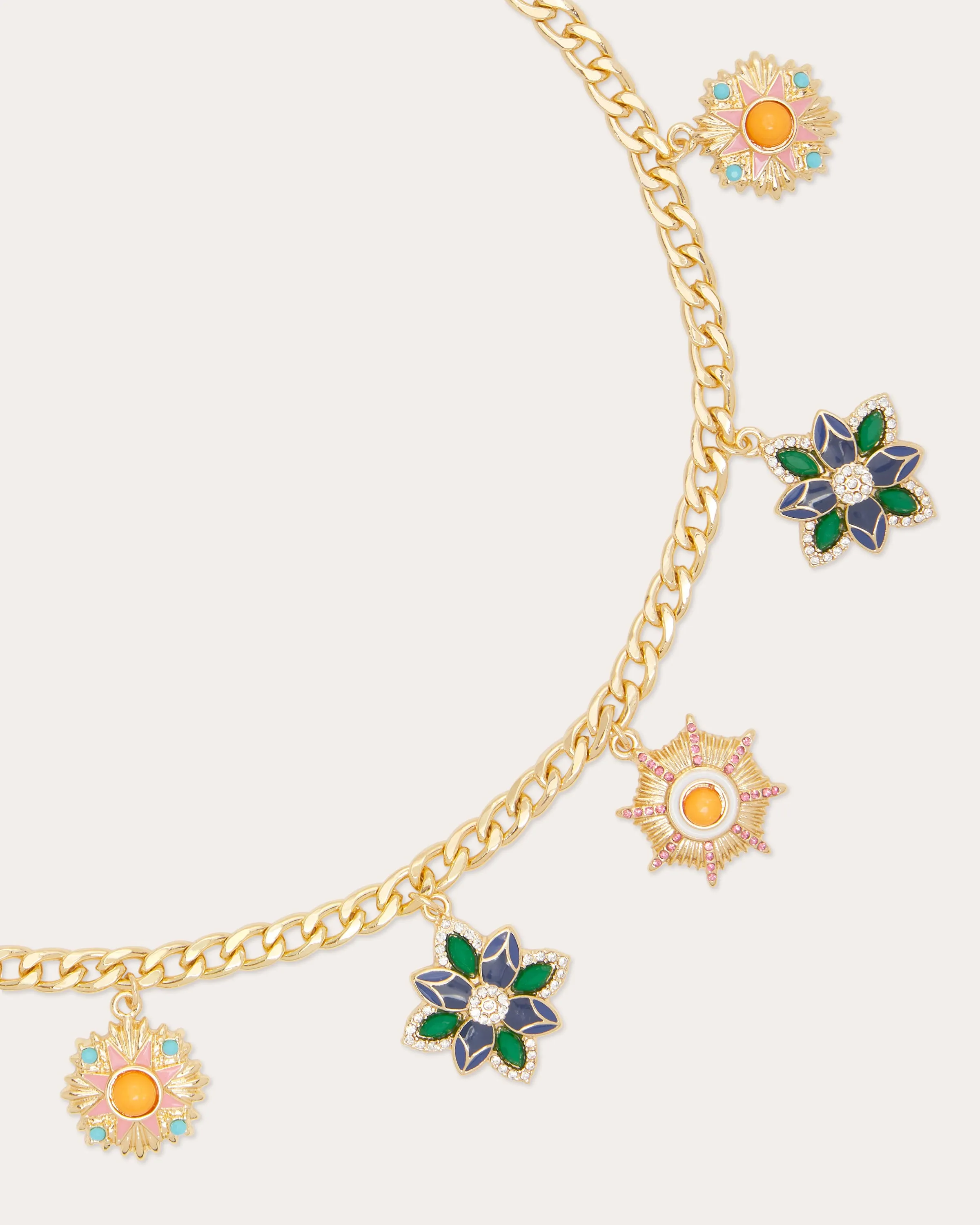 Camila Flower Charm Necklace