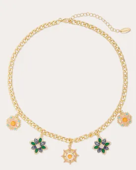 Camila Flower Charm Necklace