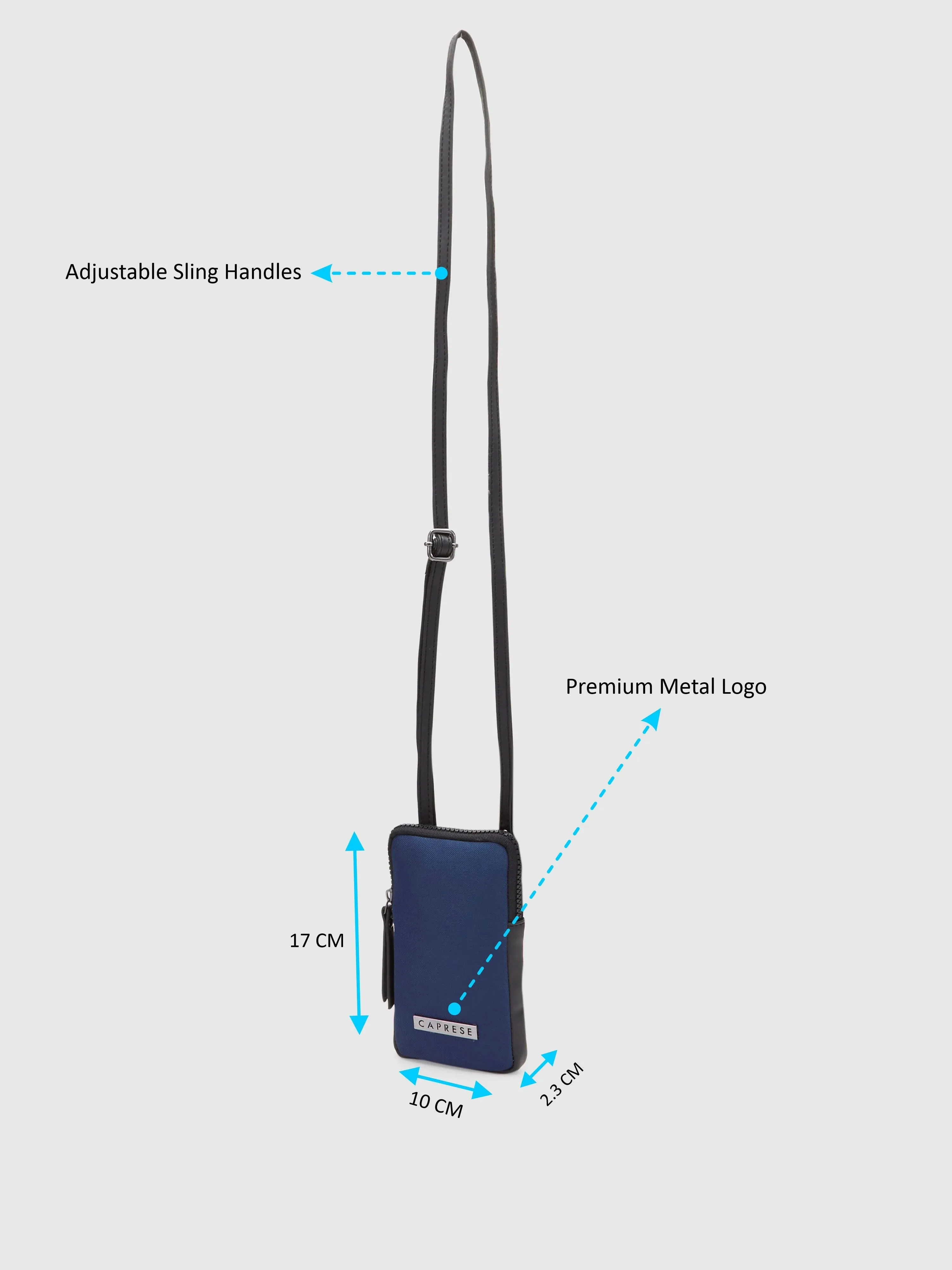 Caprese Rogue Mobile Sling Small Navy
