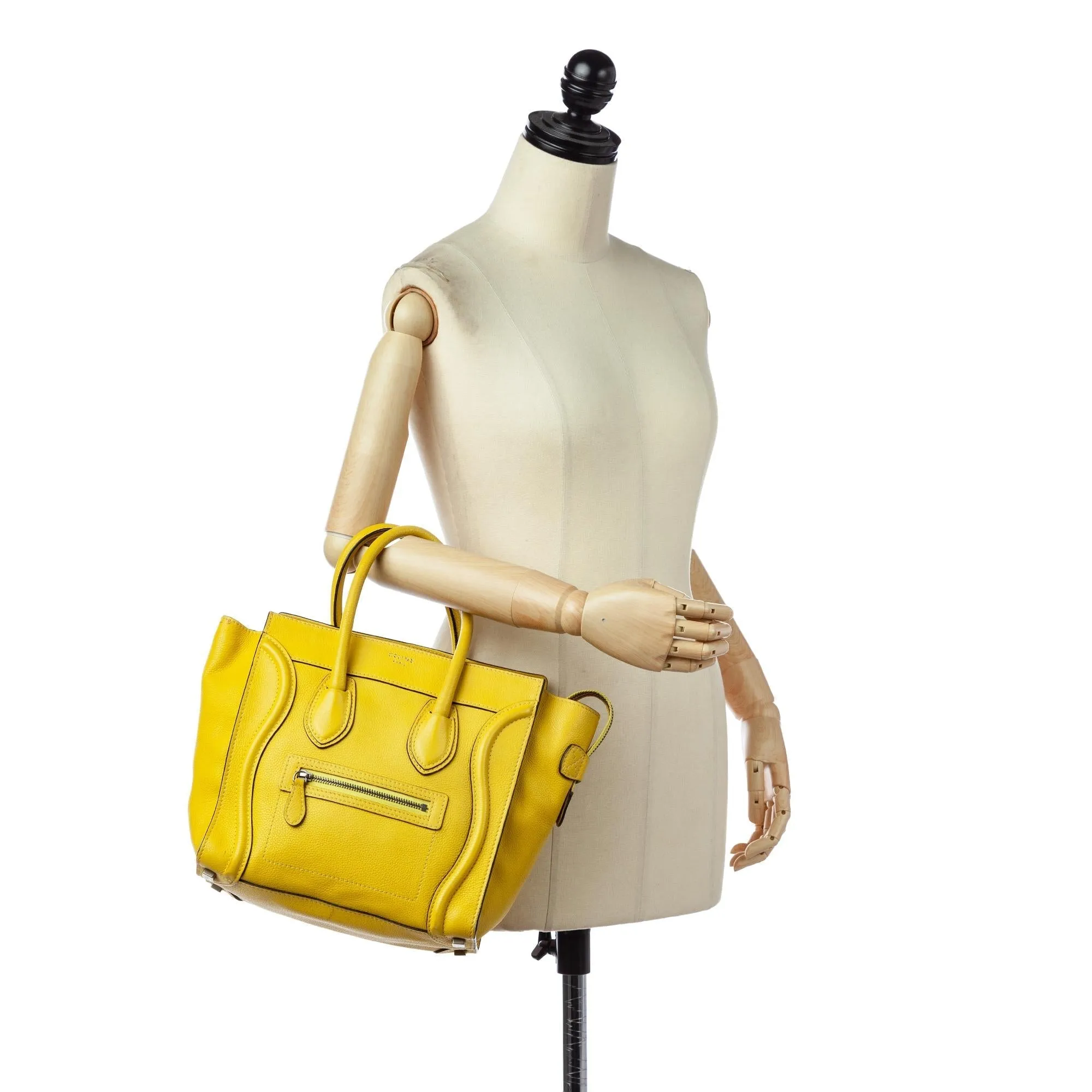 Celine Luggage Leather Handbag (SHG-25905)