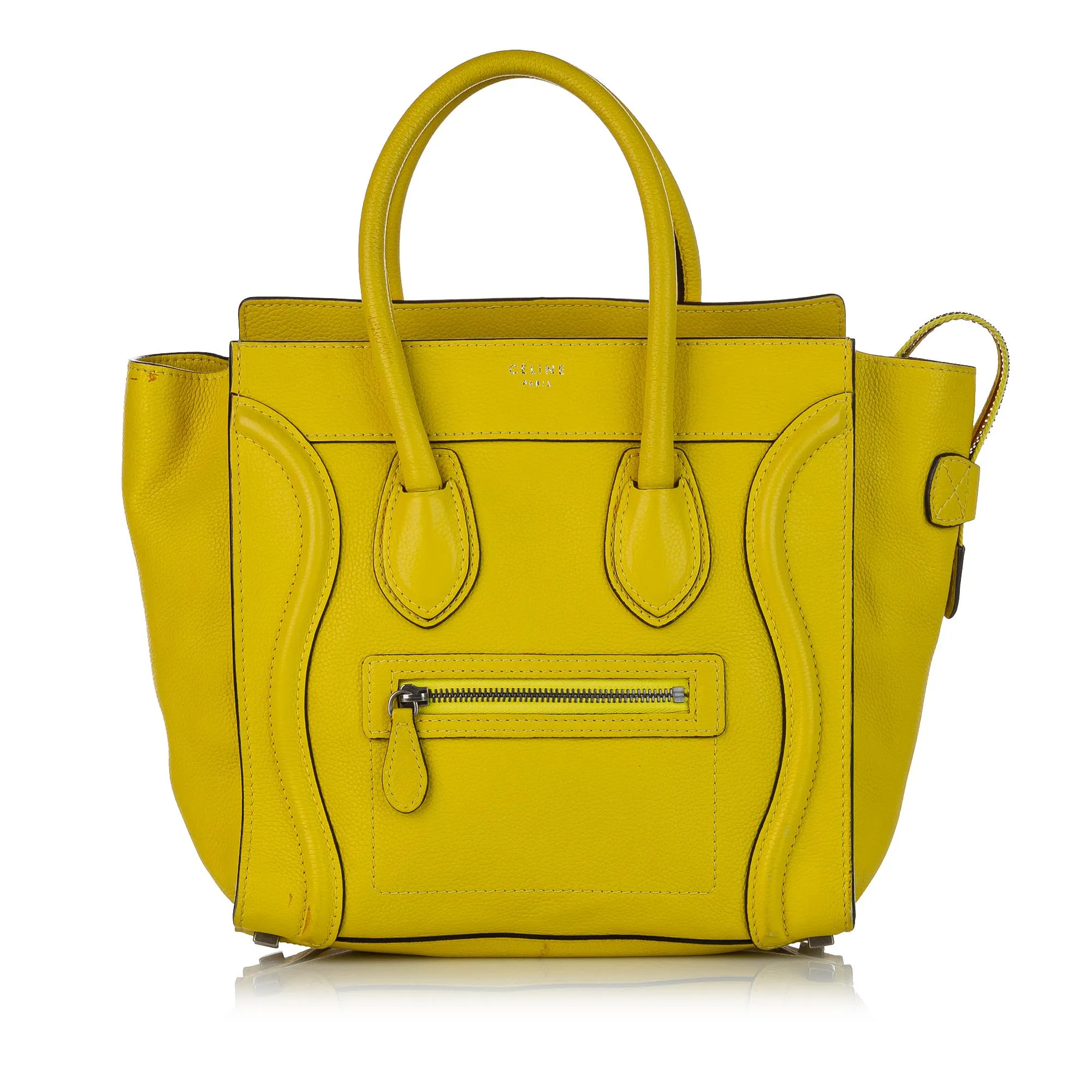 Celine Luggage Leather Handbag (SHG-25905)