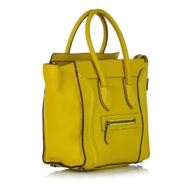 Celine Luggage Leather Handbag (SHG-25905)