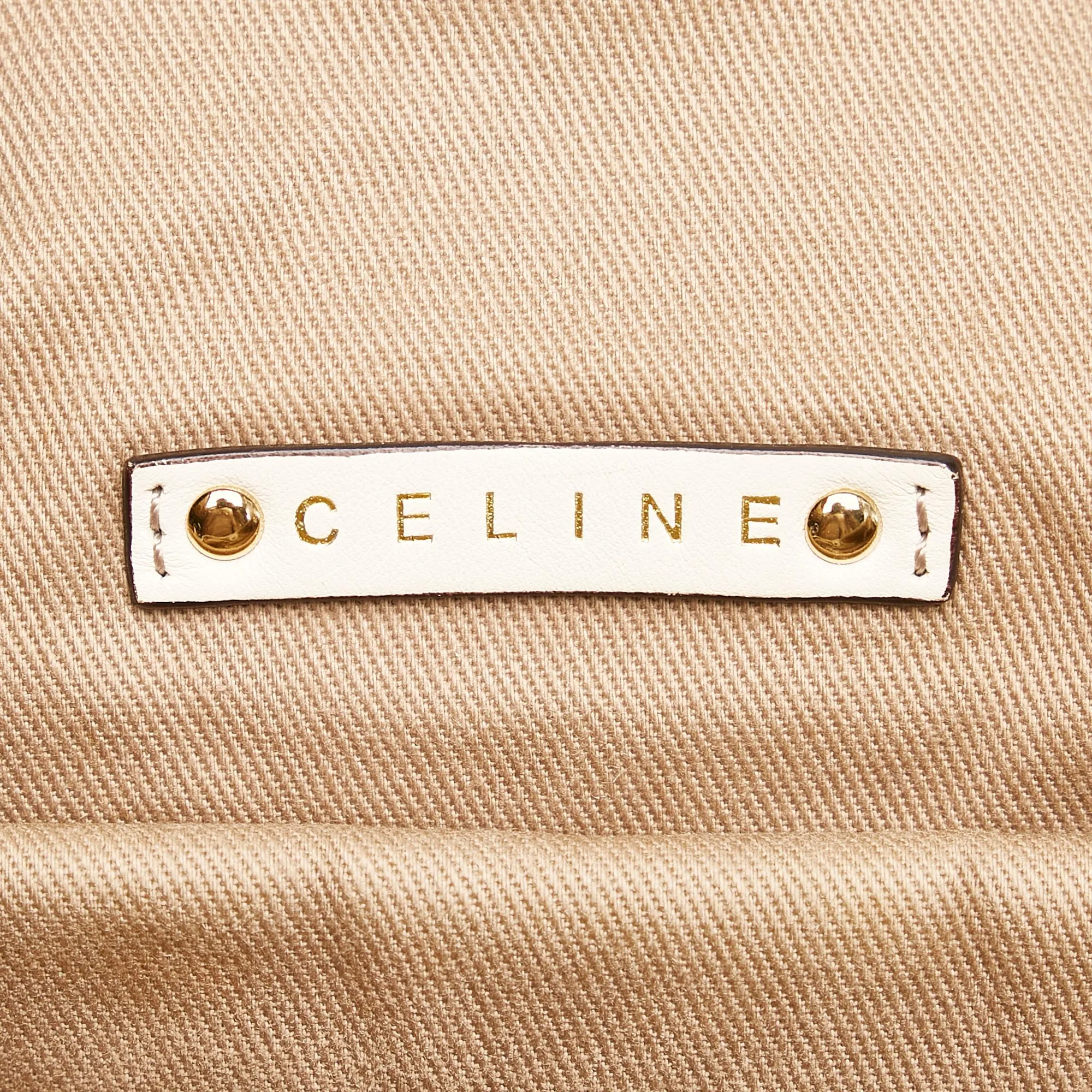 Celine Macadam Bittersweet Canvas Shoulder Bag (SHG-30187)