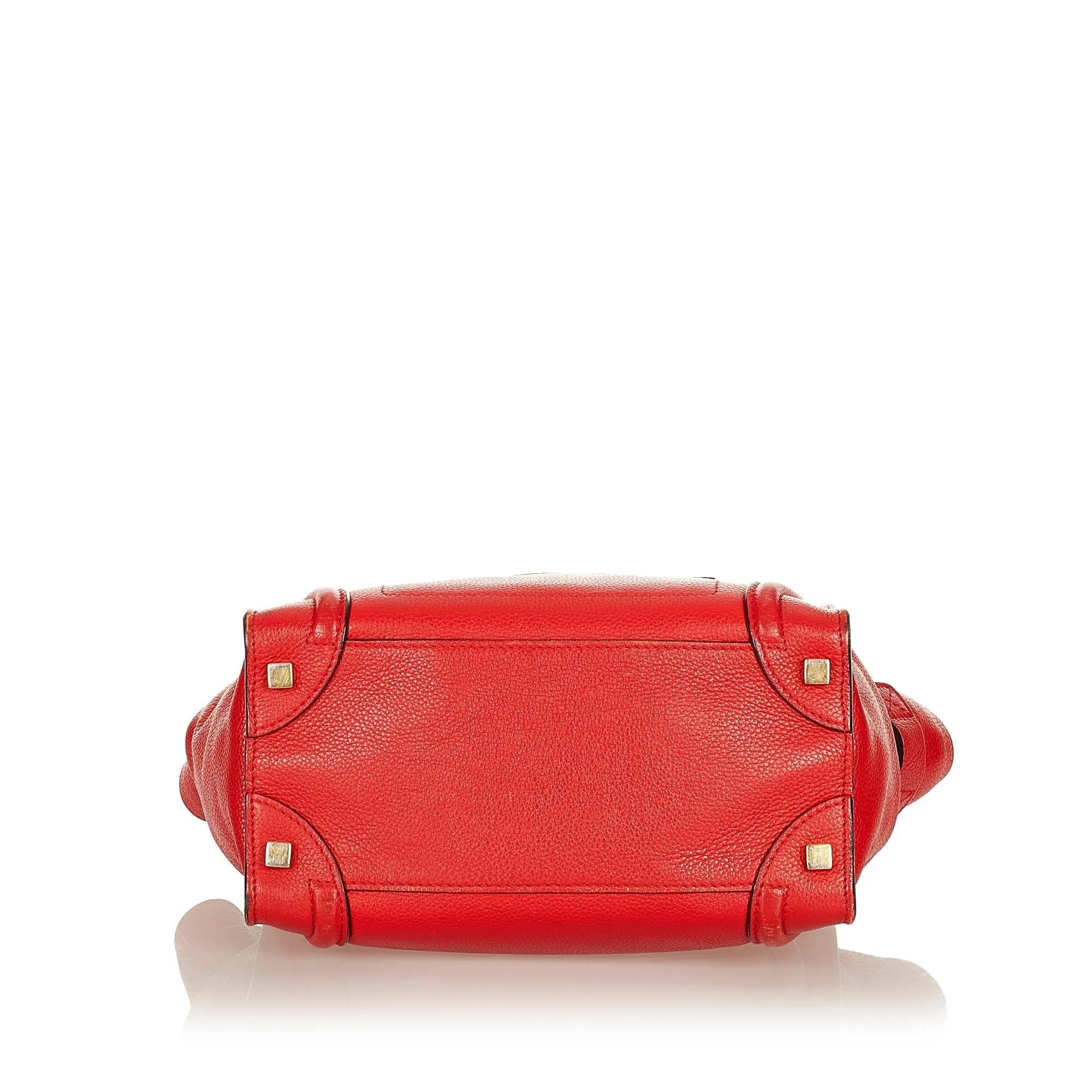 Celine Micro Luggage Leather Handbag (SHG-27015)