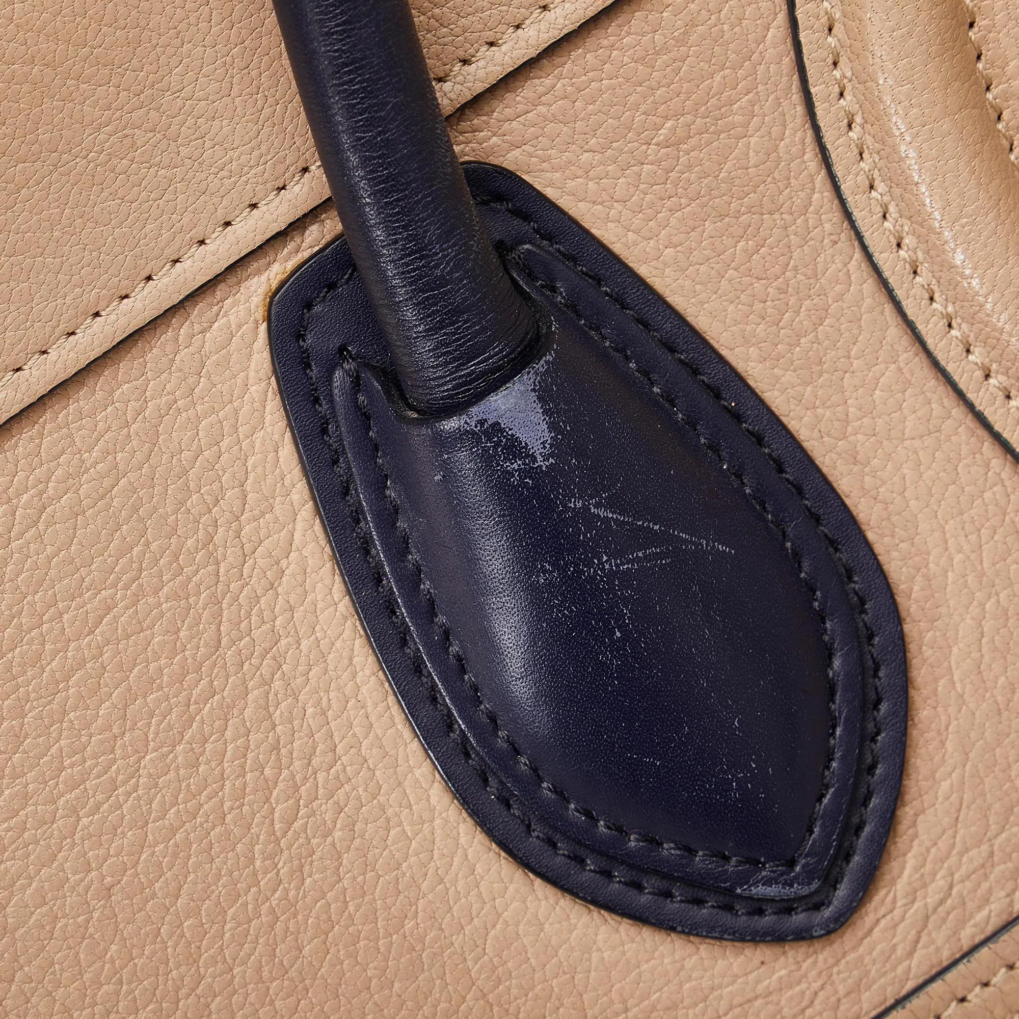 Celine Micro Luggage Tote Bicolor (SHG-x7hidE)