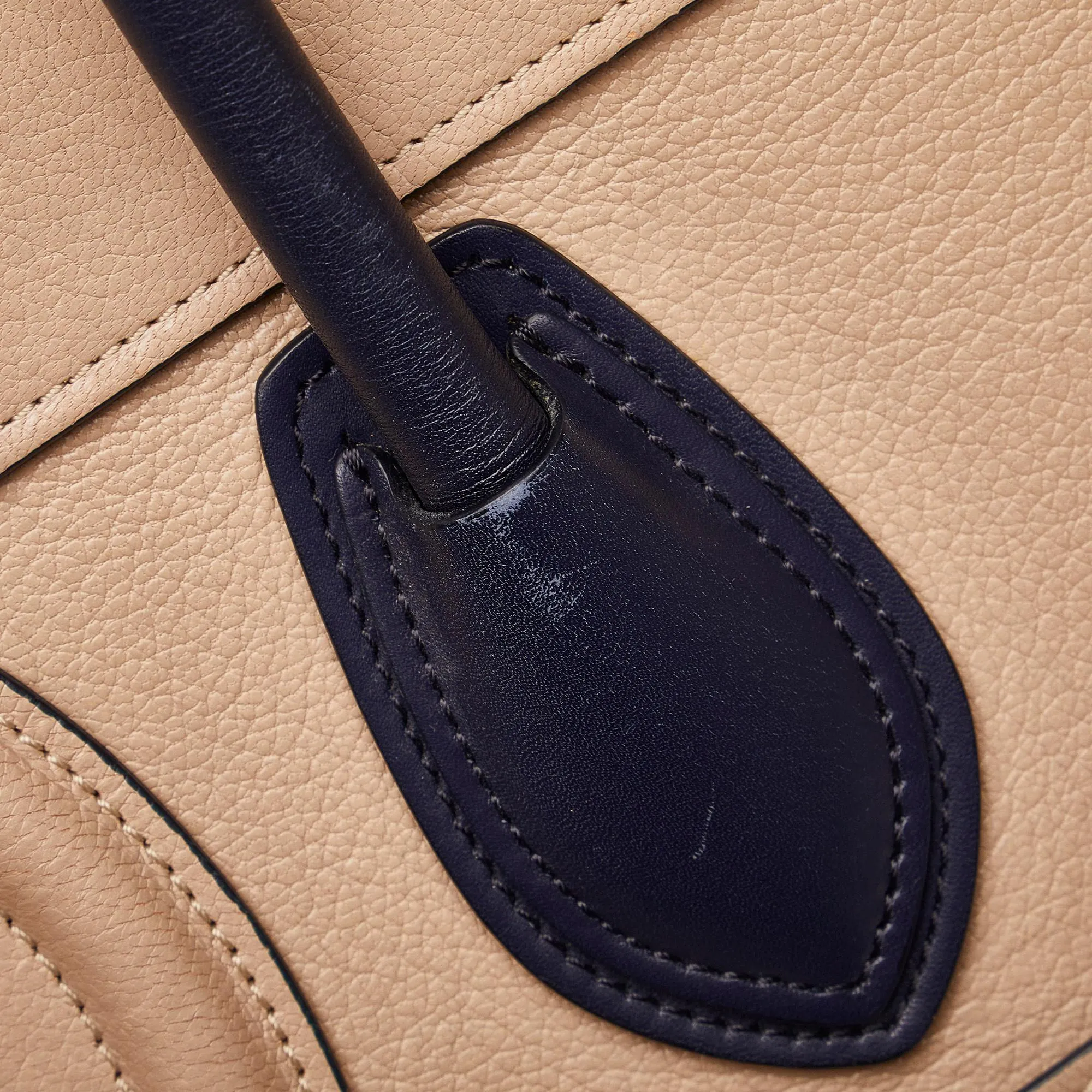 Celine Micro Luggage Tote Bicolor (SHG-x7hidE)