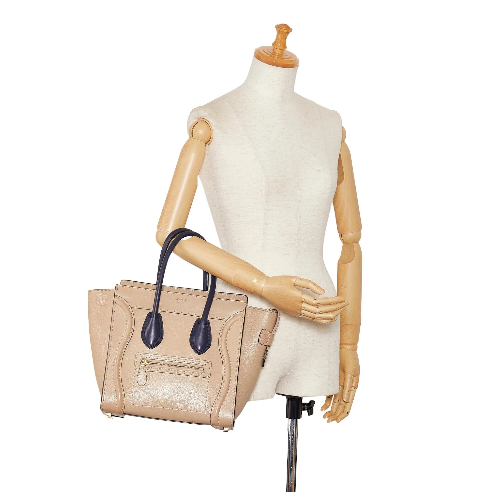 Celine Micro Luggage Tote Bicolor (SHG-x7hidE)