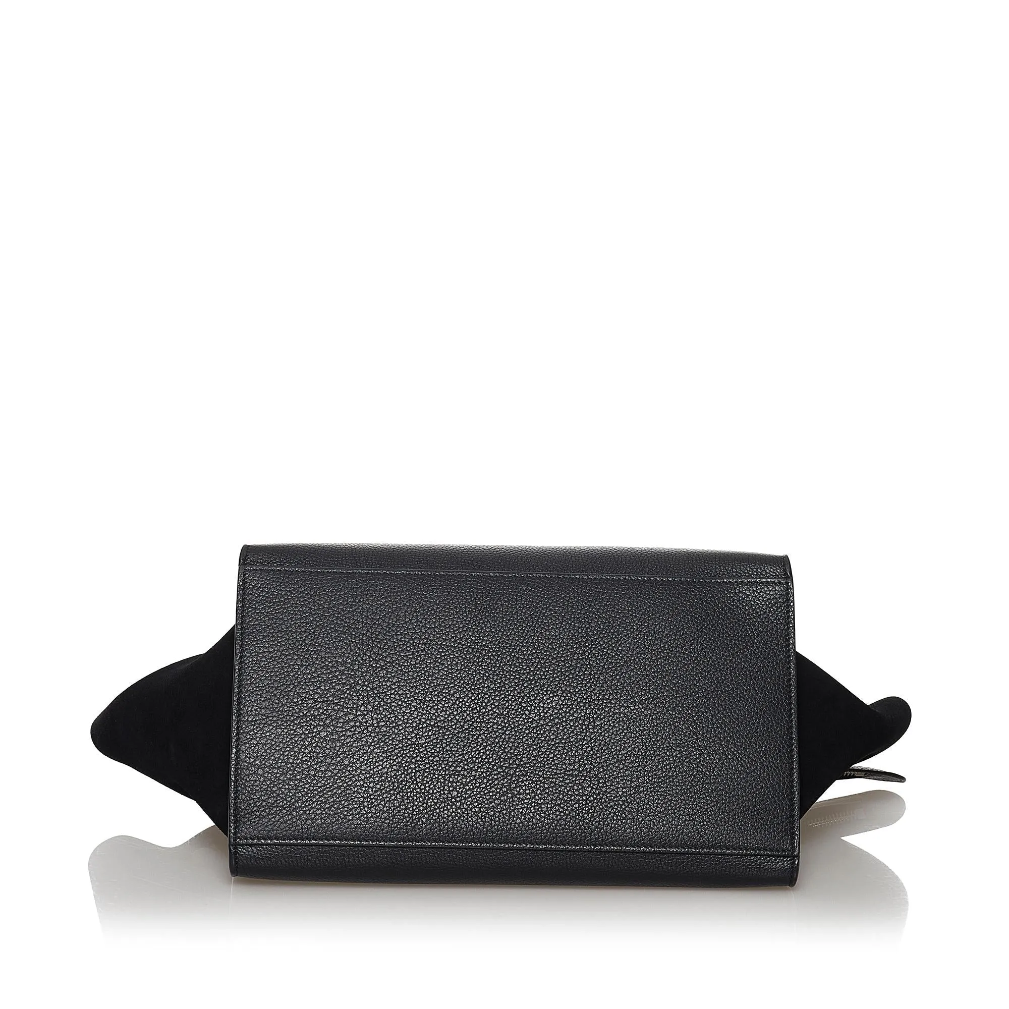 Celine Trapeze Leather Satchel (SHG-30491)