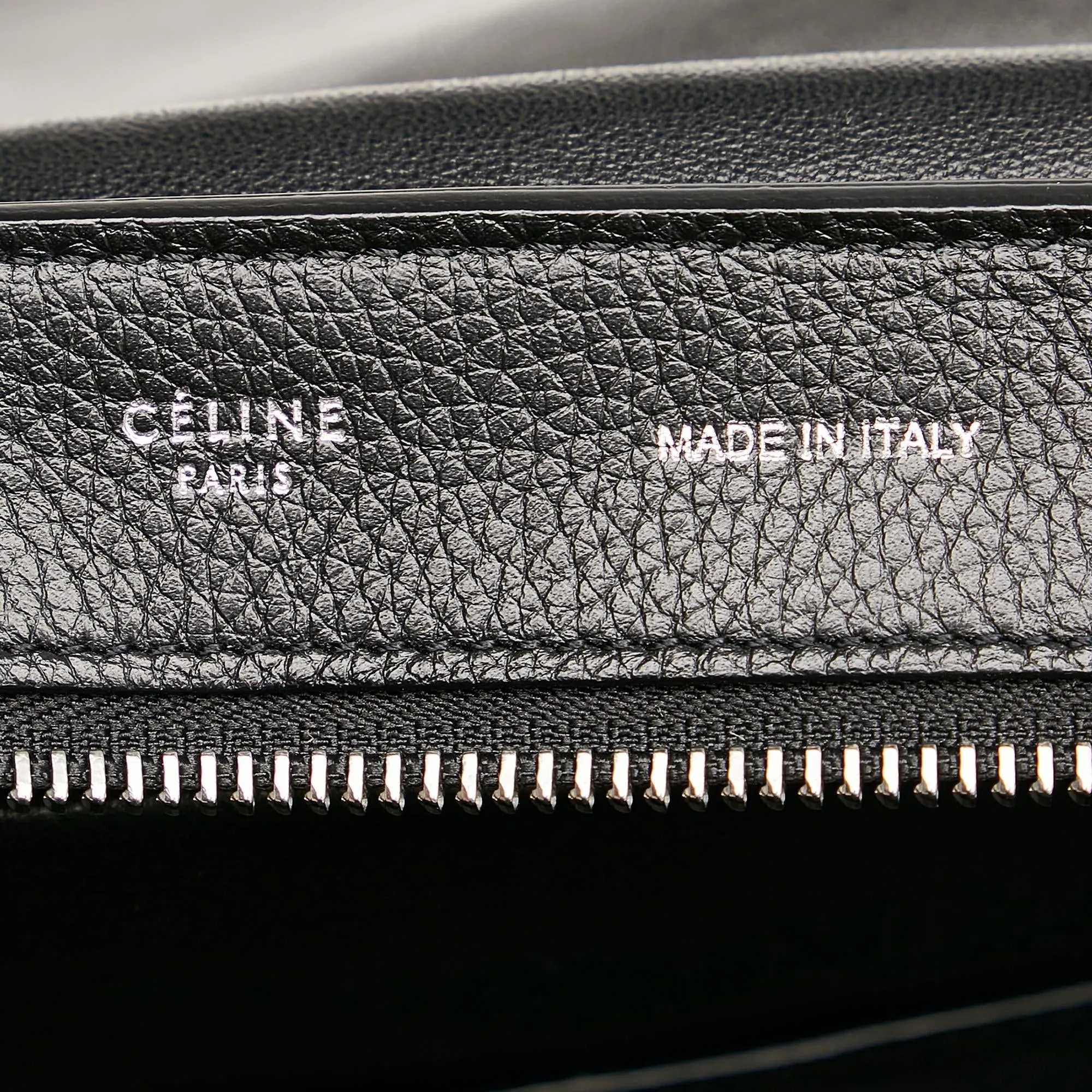 Celine Trapeze Leather Satchel (SHG-30491)