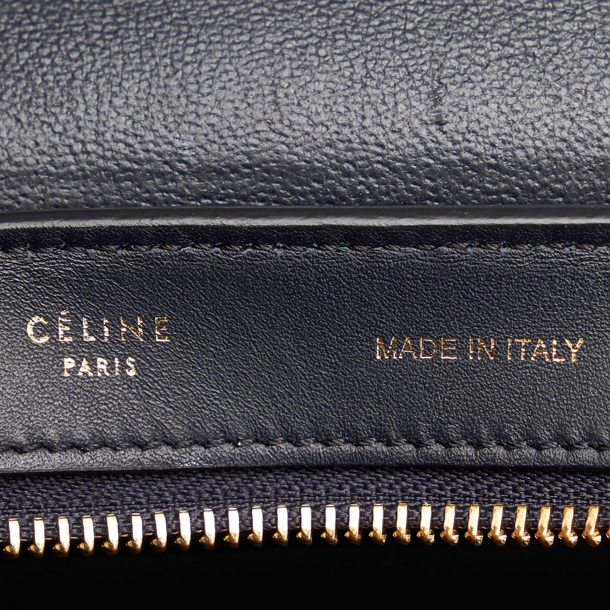 Celine Trapeze Tricolor Leather Satchel (SHG-30490)