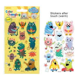 Colour Changing Monster Stickers