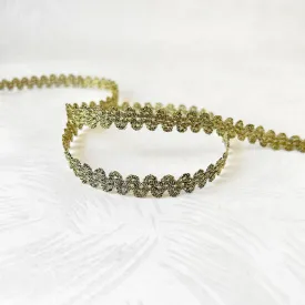 Delicate Metallic Wavy Loop Trim - Multiple Colorways