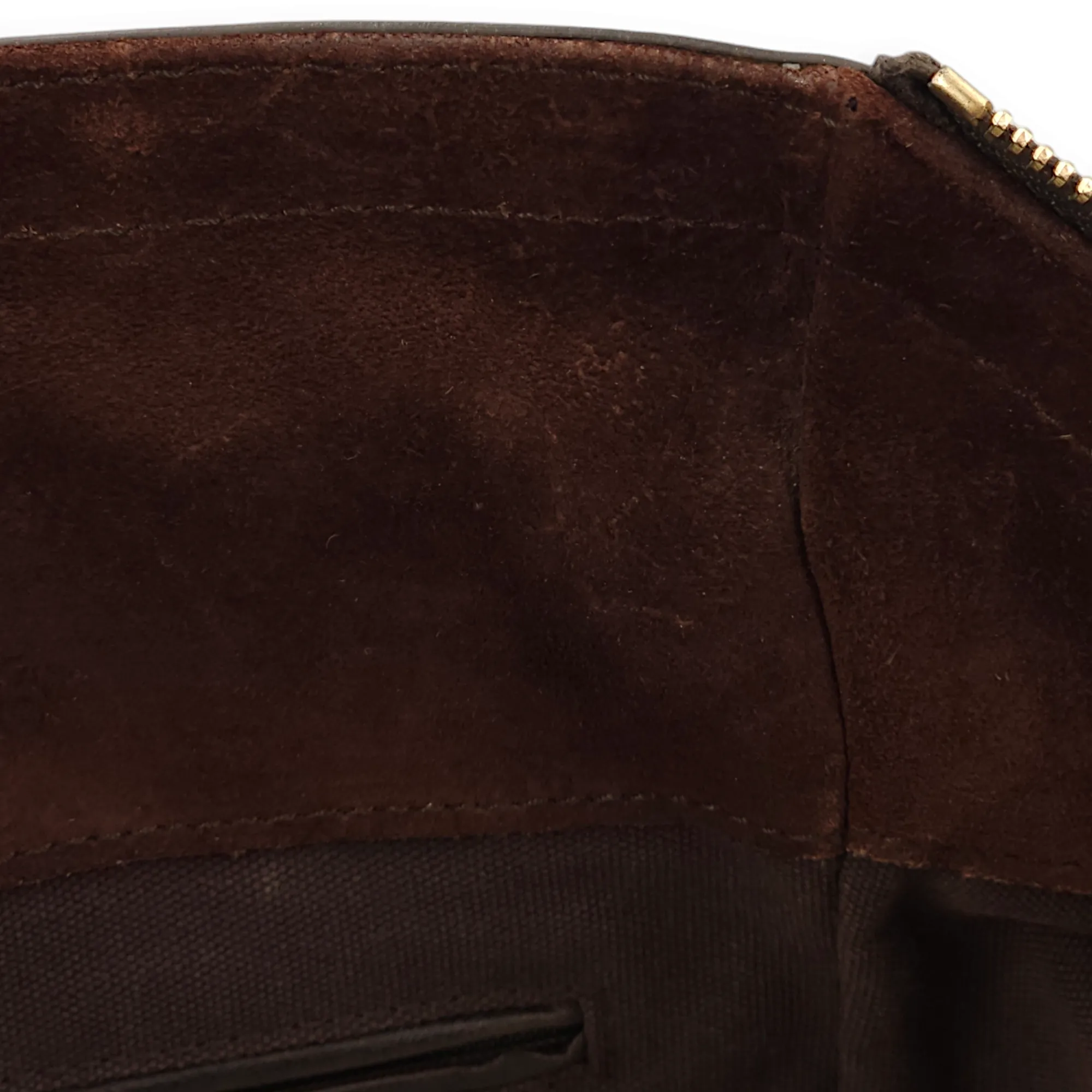 Downtown Brown Tote Bag in Calfskin, Gold hardware