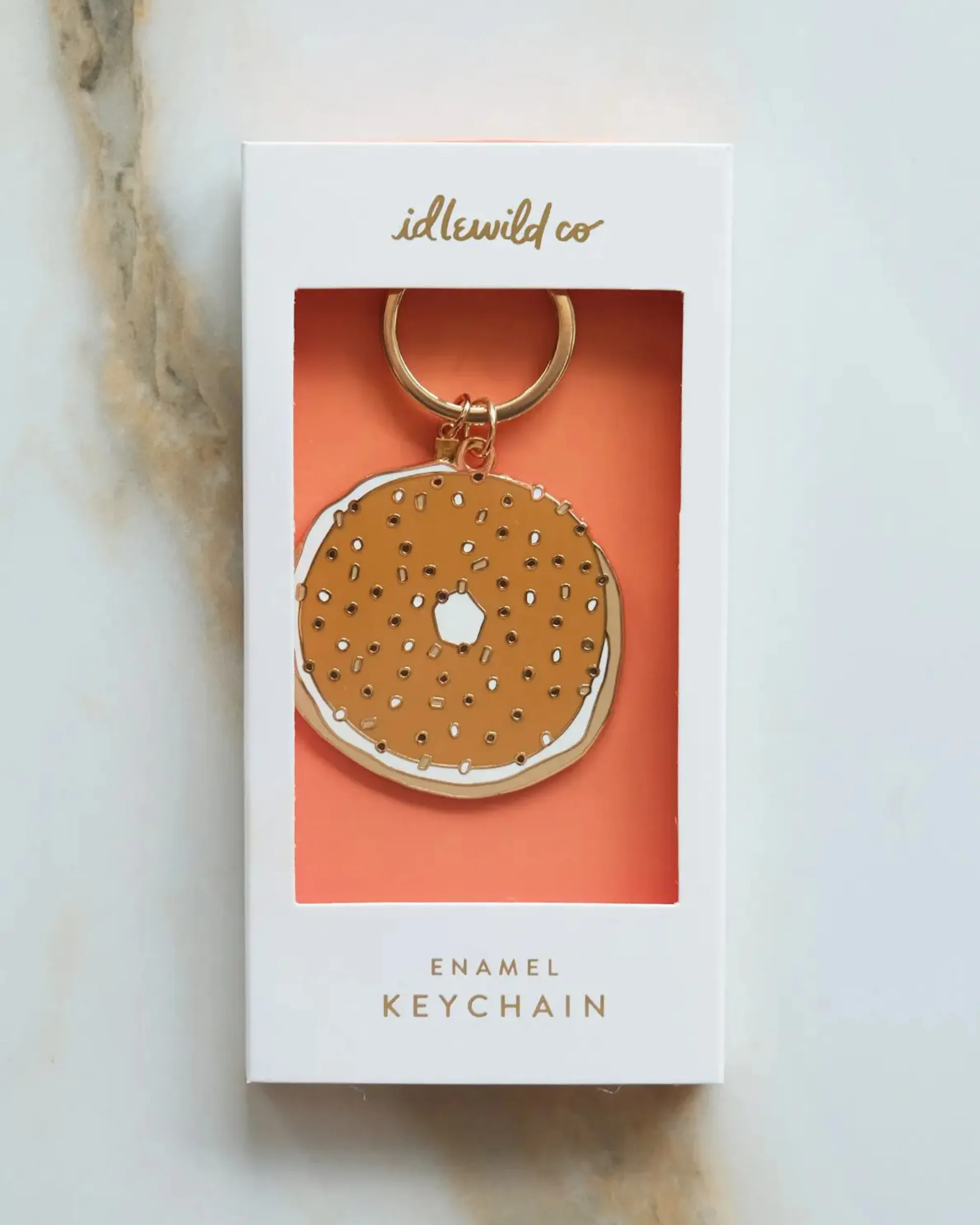 Everything Bagel Key Chain