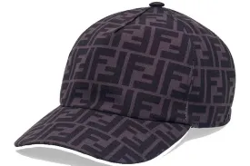Fendi Cap FF Motif Black