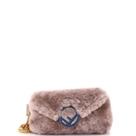 FENDI F is Convertible Belt Bag Shearling