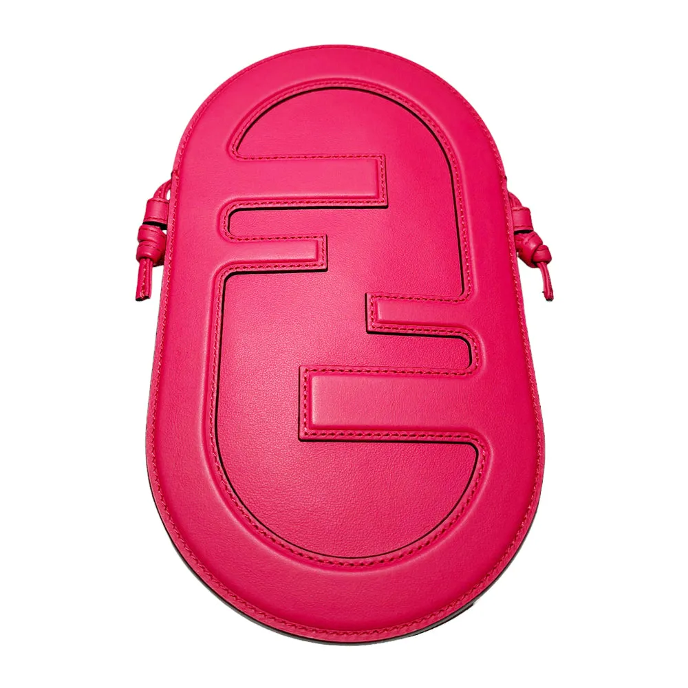 FENDI FF Pink Shoulder Bag Phone & Card Holder LHQ274