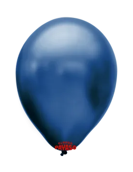 Globos Payaso 16in Balloon Metallic Blue 50ct